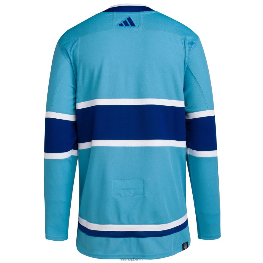 Männer NHL Montreal Canadiens adidas hellblaues Reverse Retro 20 authentisches Blanko-Trikot Kleidung BF680T509