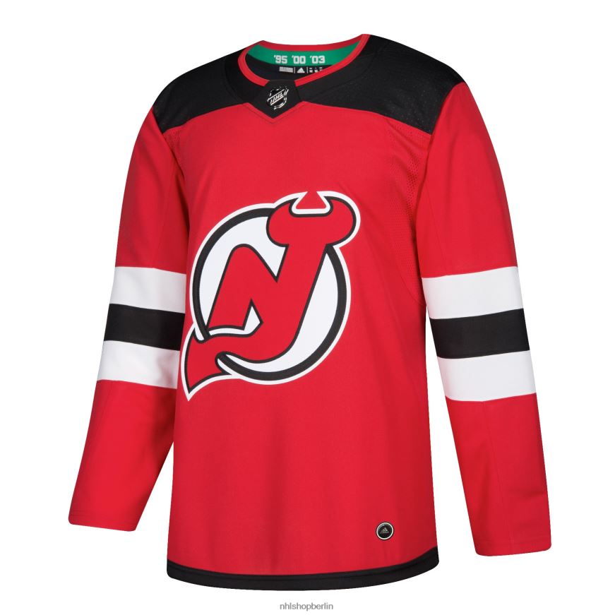 Männer NHL New Jersey Devils adidas Red Home Authentic Blank Jersey Kleidung BF680T1061