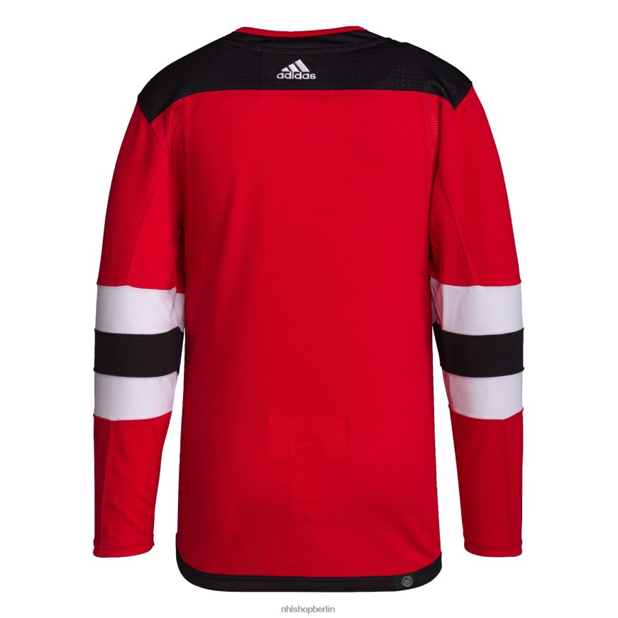 Männer NHL New Jersey Devils adidas Red Home Primegreen authentisches Pro-Trikot Kleidung BF680T1141