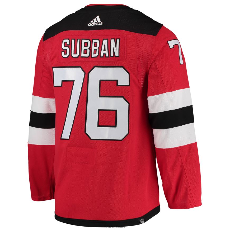 Männer NHL New Jersey Devils pk Subban adidas Red Home Primegreen authentisches Pro-Spieler-Trikot Kleidung BF680T1557