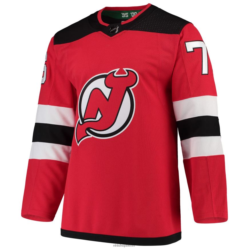 Männer NHL New Jersey Devils pk Subban adidas rotes authentisches Heimspielertrikot Kleidung BF680T2065