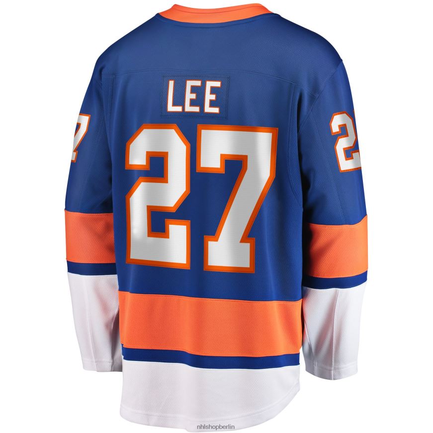 Männer NHL New York Islanders Anders Lee Fanatics Branded Royal Home Captain Patch Breakaway-Spielertrikot Kleidung BF680T2278