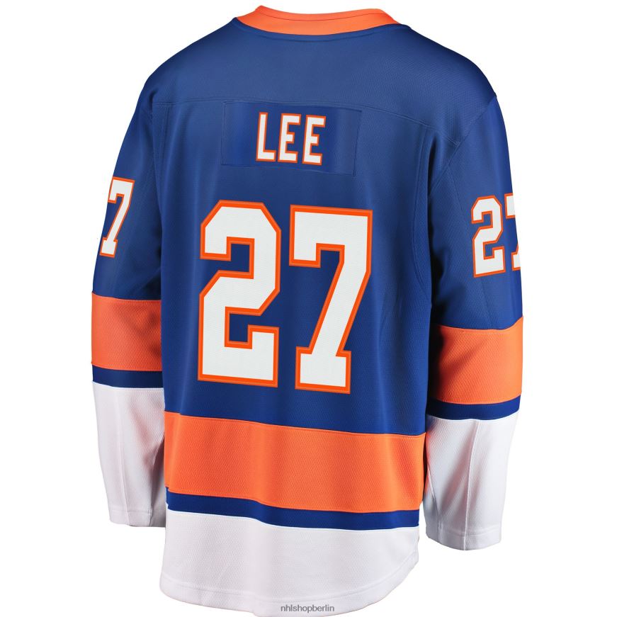 Männer NHL New York Islanders Anders Lee Fanatics gebrandetes Royal Home Premier Breakaway-Spielertrikot Kleidung BF680T238