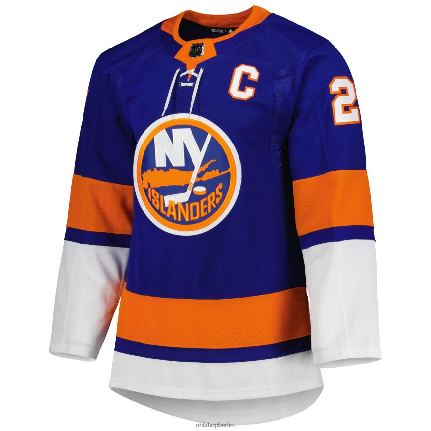 Männer NHL New York Islanders Anders Lee adidas Royal Captain Patch Primegreen Authentisches Profi-Heimspielertrikot Kleidung BF680T935