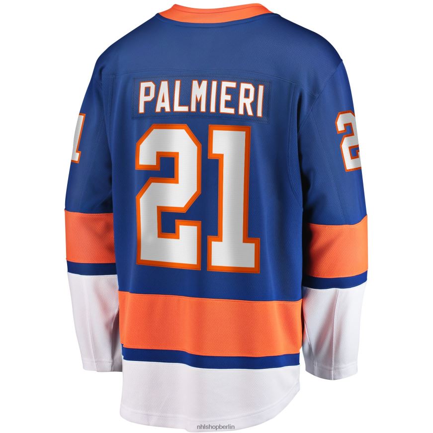 Männer NHL New York Islanders Kyle Palmieri Fanatics Branded Royal 2017/18 Heim-Breakaway-Replika-Trikot Kleidung BF680T1716