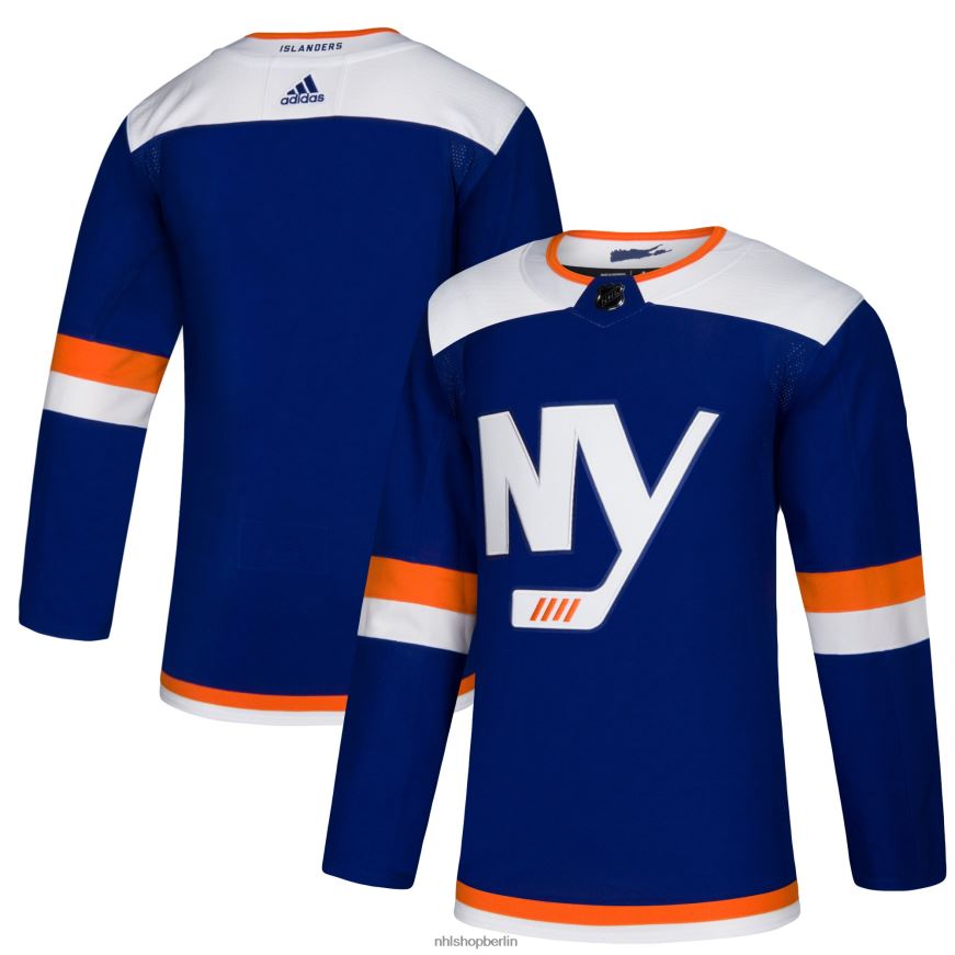 Männer NHL New York Islanders adidas Blue Alternative Authentic Blank Trikot Kleidung BF680T1330