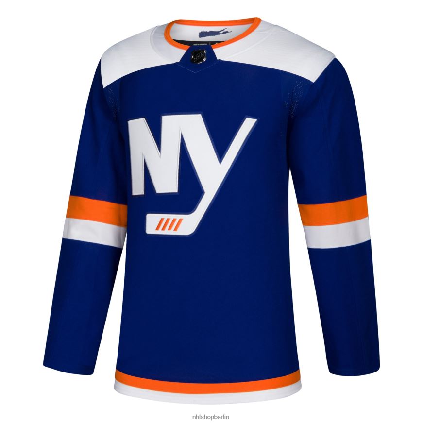 Männer NHL New York Islanders adidas Blue Alternative Authentic Blank Trikot Kleidung BF680T1330