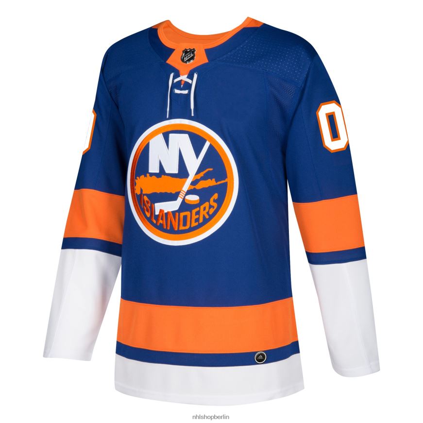 Männer NHL New York Islanders adidas Royal Authentic Custom Trikot Kleidung BF680T1978