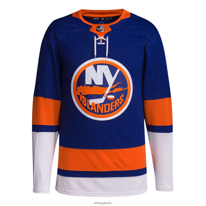 Männer NHL New York Islanders adidas Royal Home Primegreen Authentic Pro Blank Trikot Kleidung BF680T1326