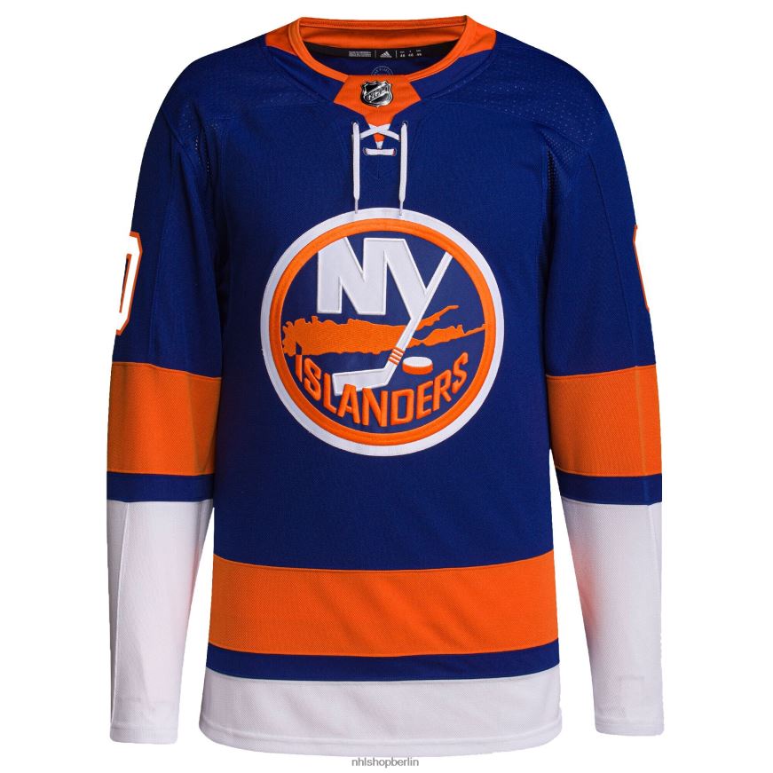 Männer NHL New York Islanders adidas Royal Home Primegreen Authentic Pro Custom Trikot Kleidung BF680T383