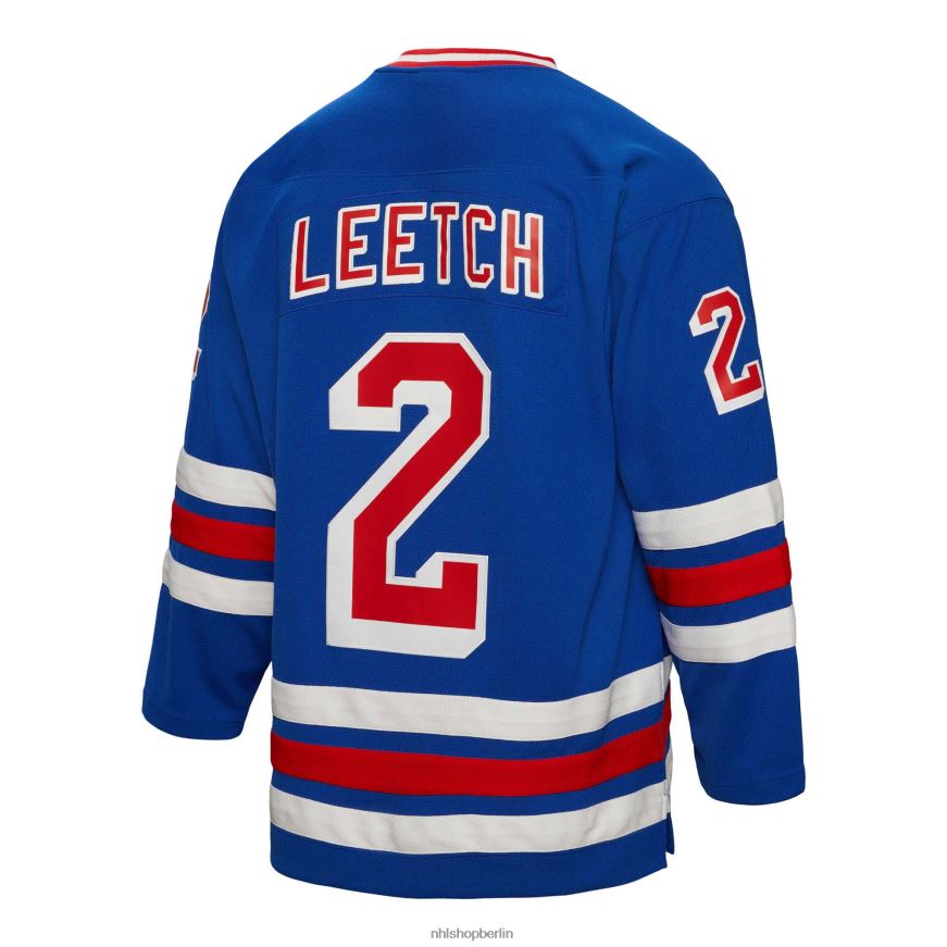 Männer NHL New York Rangers Brian Leetch Mitchell  Ness Blue 1993 Blue Line Spielertrikot Kleidung BF680T635