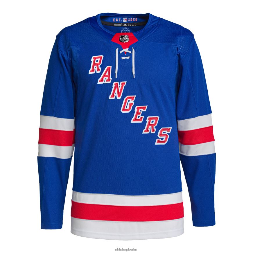 Männer NHL New York Rangers adidas Royal Home Primegreen authentisches Pro-Trikot Kleidung BF680T363