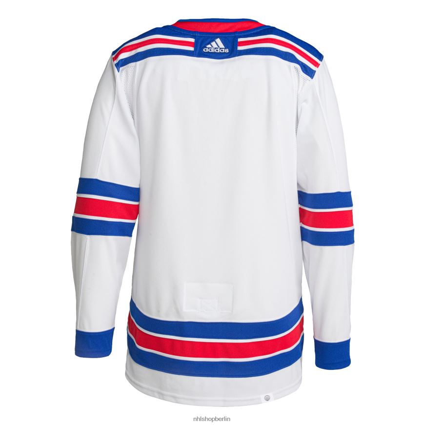 Männer NHL New York Rangers adidas weißes Away Primegreen Authentic Pro-Trikot Kleidung BF680T742