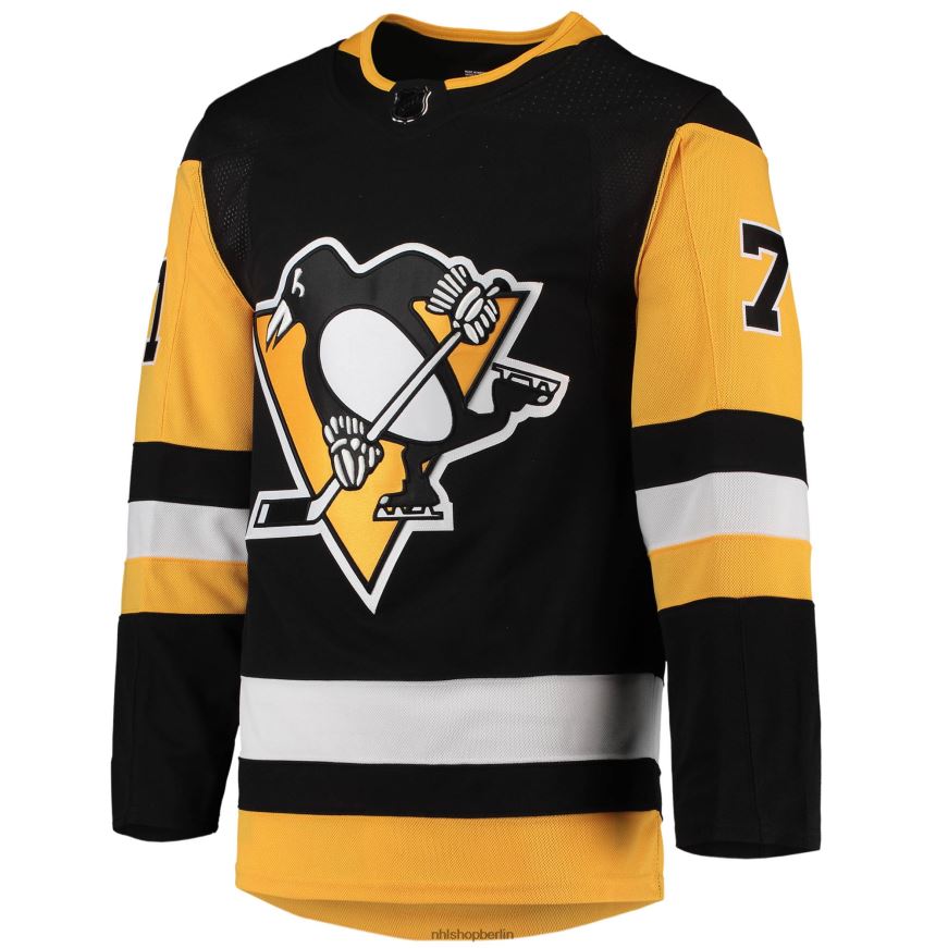 Männer NHL Pittsburgh Penguins Evgeni Malkin Adidas Schwarz Home Primegreen Authentisches Pro-Spieler-Trikot Kleidung BF680T269