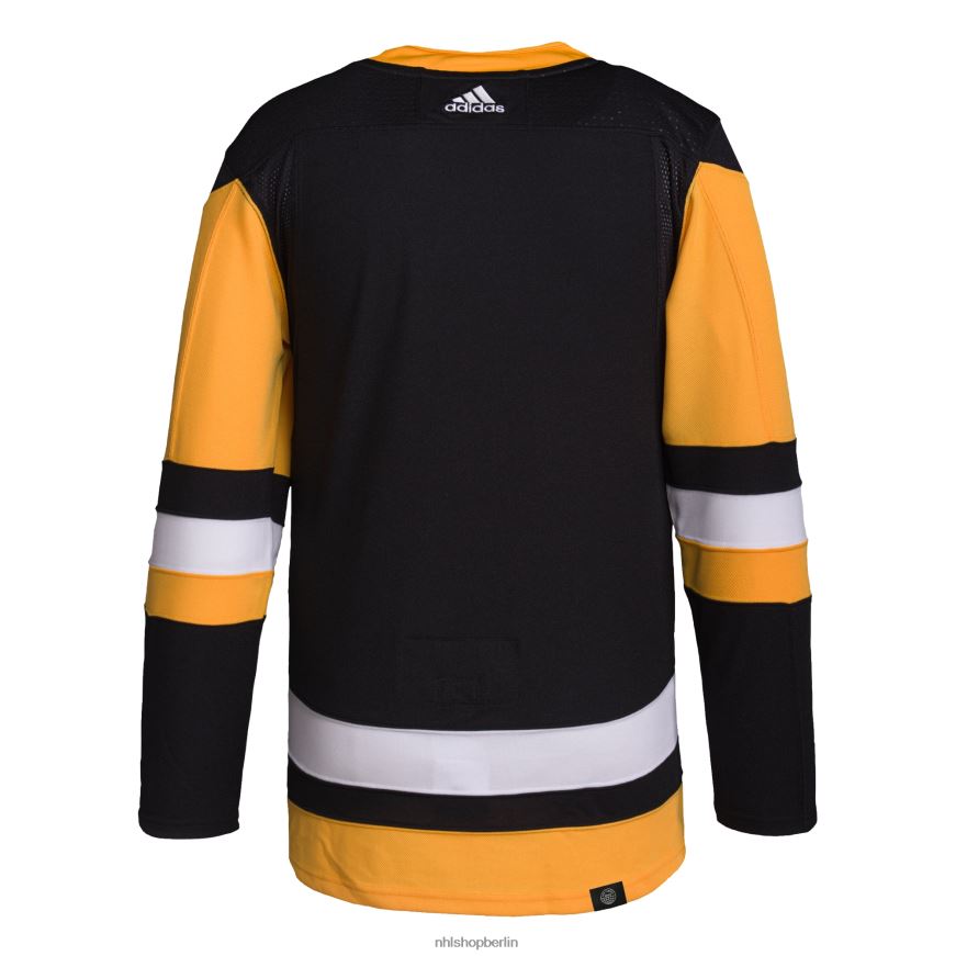 Männer NHL Pittsburgh Penguins adidas schwarzes Home-Primegreen-Authentisches Pro-Trikot Kleidung BF680T1560