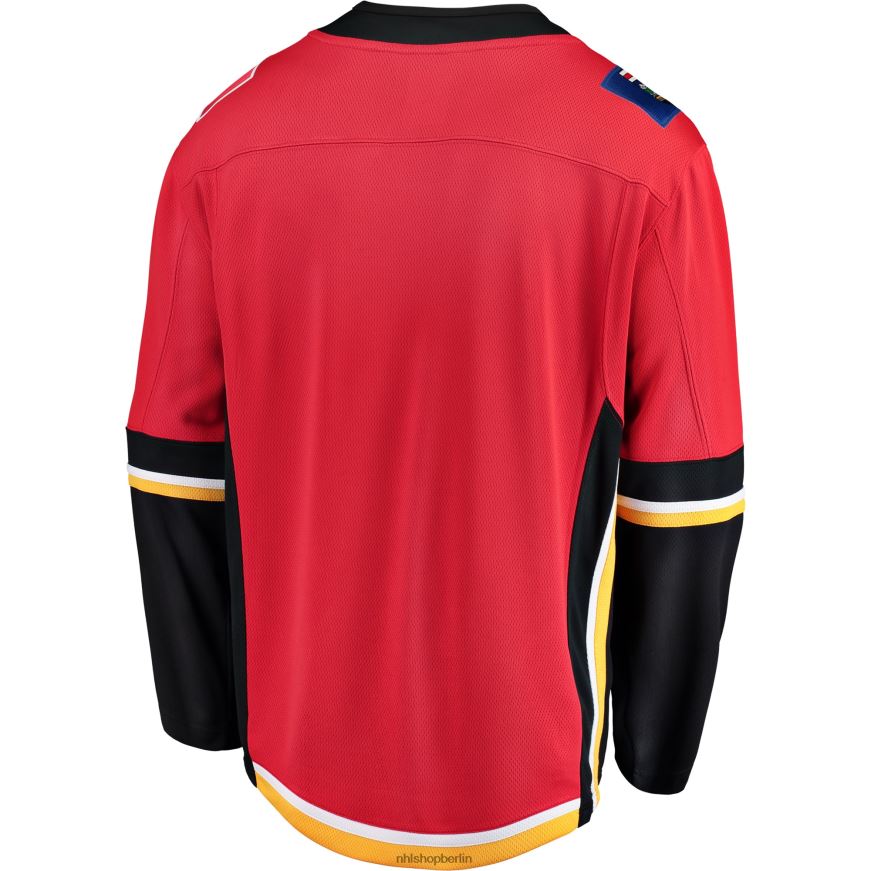 Männer NHL Rot/Schwarzes Premier Breakaway Alternative-Trikot der Calgary Flames Fanatics Kleidung BF680T1637