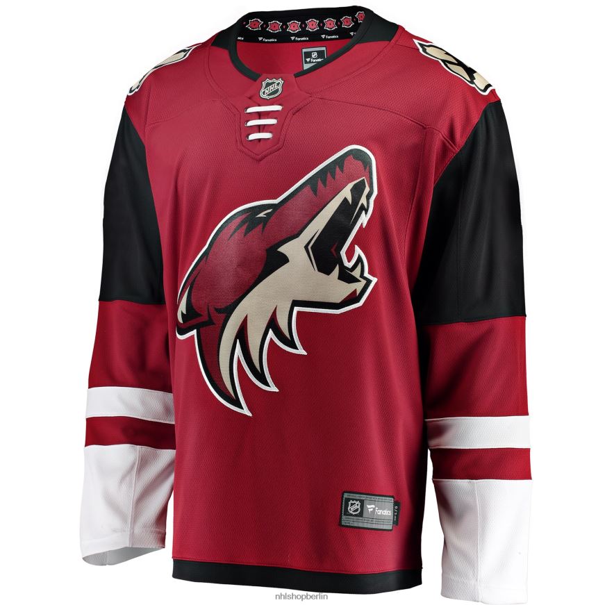 Männer NHL Rotes Breakaway-Heimtrikot mit Fanatics-Logo der Arizona Coyotes Kleidung BF680T2393