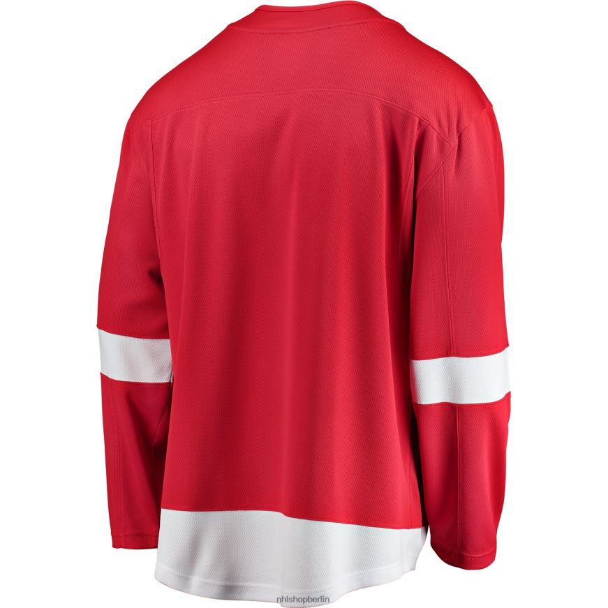 Männer NHL Rotes Breakaway-Heimtrikot mit Fanatics-Logo der Detroit Red Wings Kleidung BF680T422