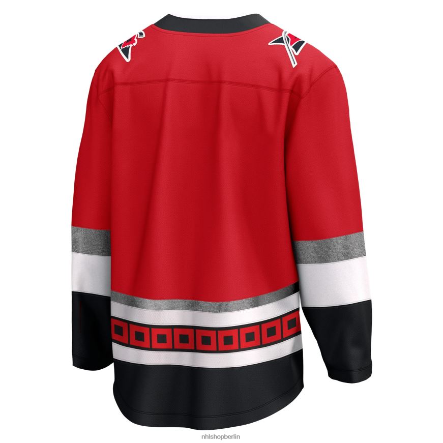 Männer NHL Rotes Premier Breakaway-Trikot der Carolina Hurricanes Fanatics zum 25-jährigen Jubiläum Kleidung BF680T815