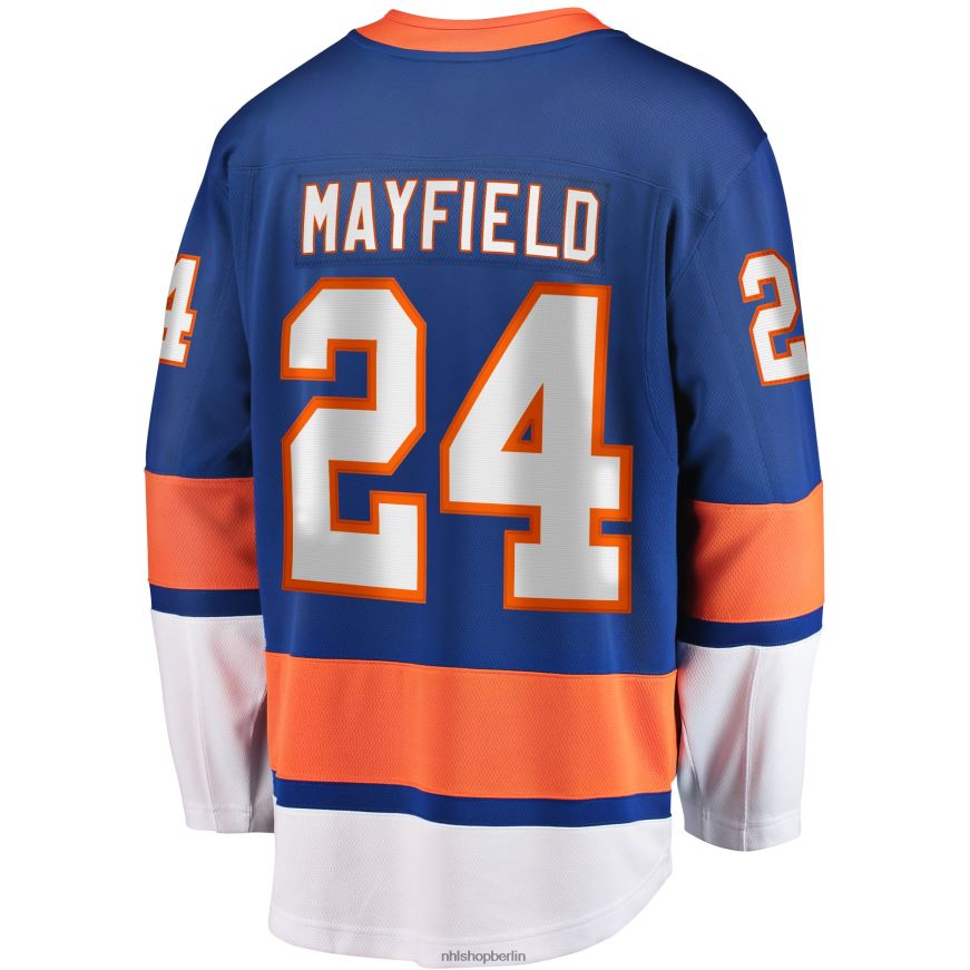 Männer NHL Royal Breakaway-Trikot der New York Islanders Scott Mayfield Fanatics mit Logo Kleidung BF680T1530