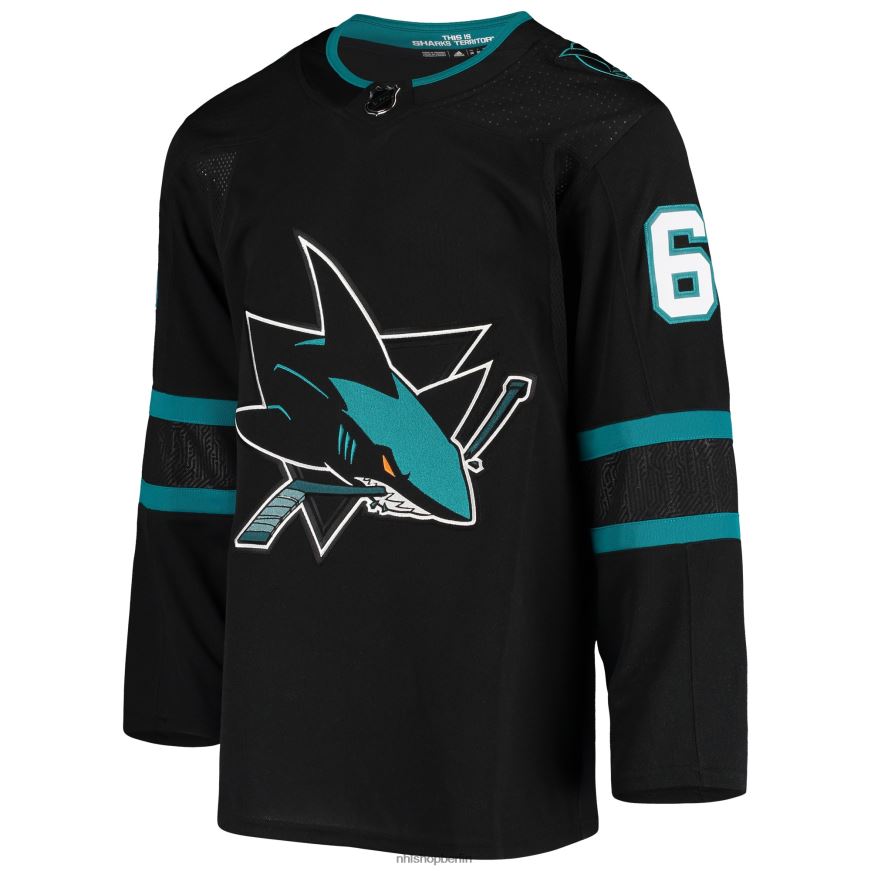 Männer NHL San Jose Sharks Erik Karlsson adidas Black Team Alternative Authentic-Trikot Kleidung BF680T241