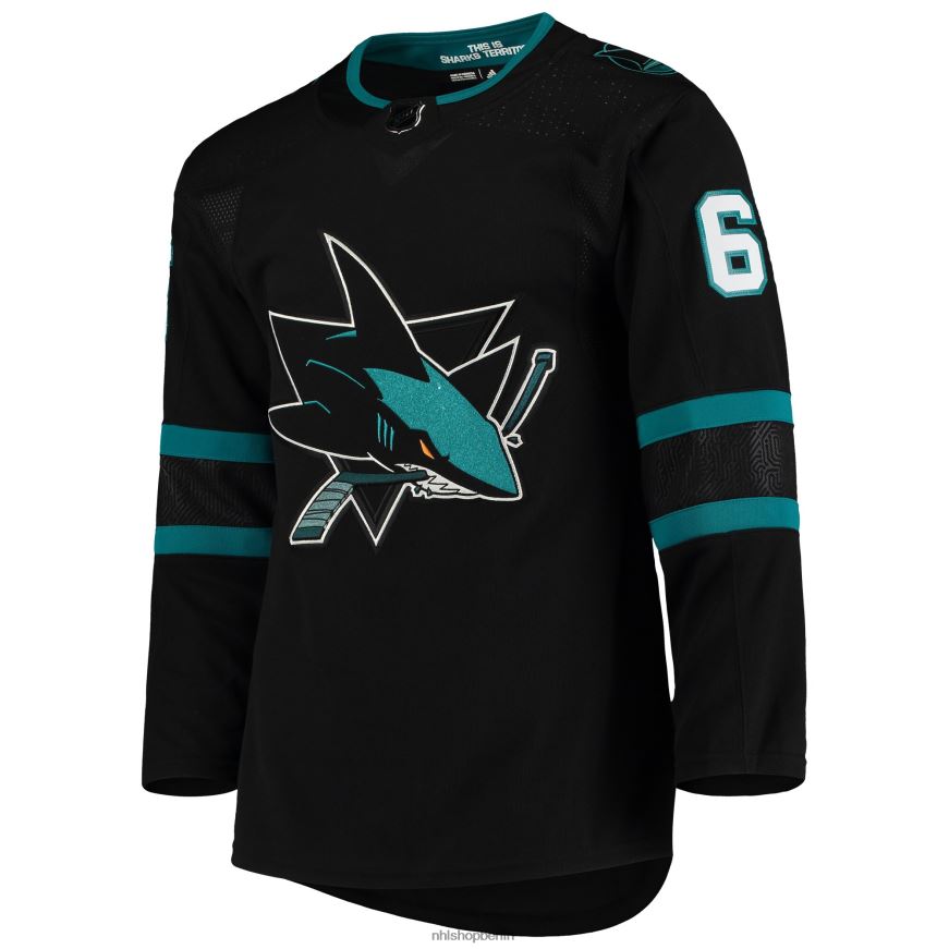 Männer NHL San Jose Sharks Erik Karlsson adidas schwarzes alternatives authentisches Spielertrikot Kleidung BF680T789