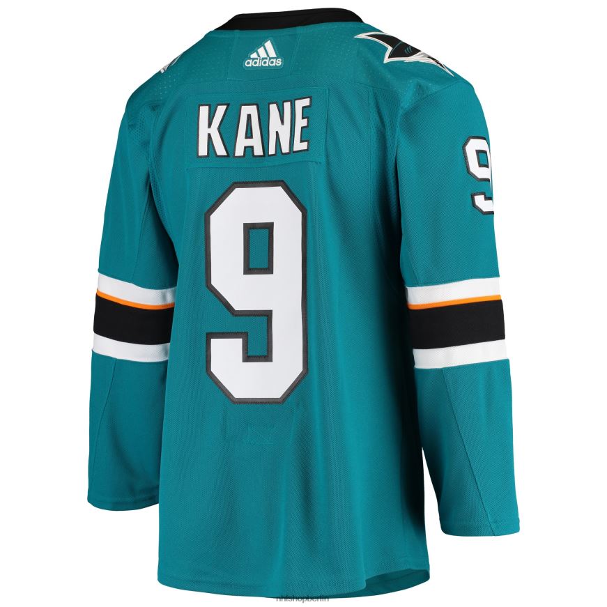 Männer NHL San Jose Sharks Evander Kane adidas Teal Authentisches Heimspielertrikot Kleidung BF680T1520