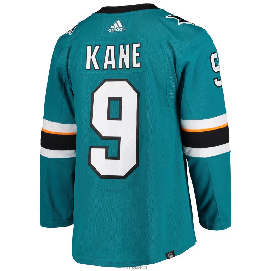 Männer NHL San Jose Sharks Evander Kane adidas Teal Home Authentisches Pro-Spieler-Trikot Kleidung BF680T1204