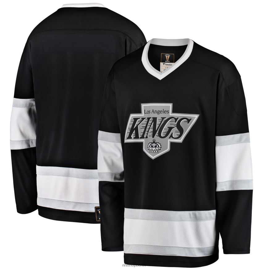 Männer NHL Schwarzes Premier Breakaway Heritage Blanko-Trikot der Los Angeles Kings Fanatics Kleidung BF680T208