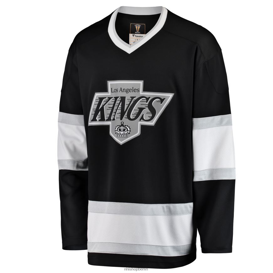 Männer NHL Schwarzes Premier Breakaway Heritage Blanko-Trikot der Los Angeles Kings Fanatics Kleidung BF680T208