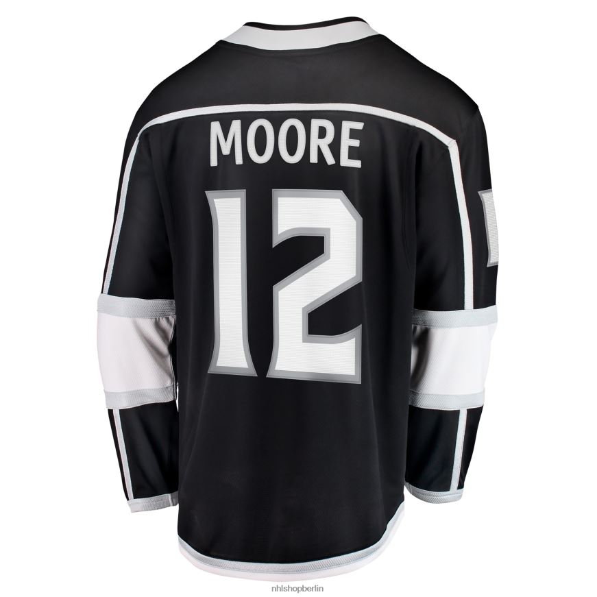 Männer NHL Schwarzes Trevor Moore-Fanatiker-Heimtrikot der Los Angeles Kings mit Branding für abtrünnige Spieler Kleidung BF680T1824