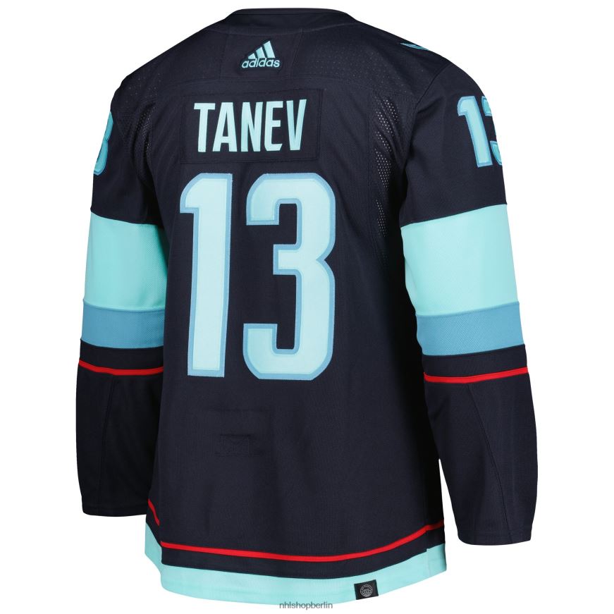 Männer NHL Seattle Kraken Brandon Tanev Adidas Deep Sea Blue Primegreen Authentisches Profi-Heimspielertrikot Kleidung BF680T371