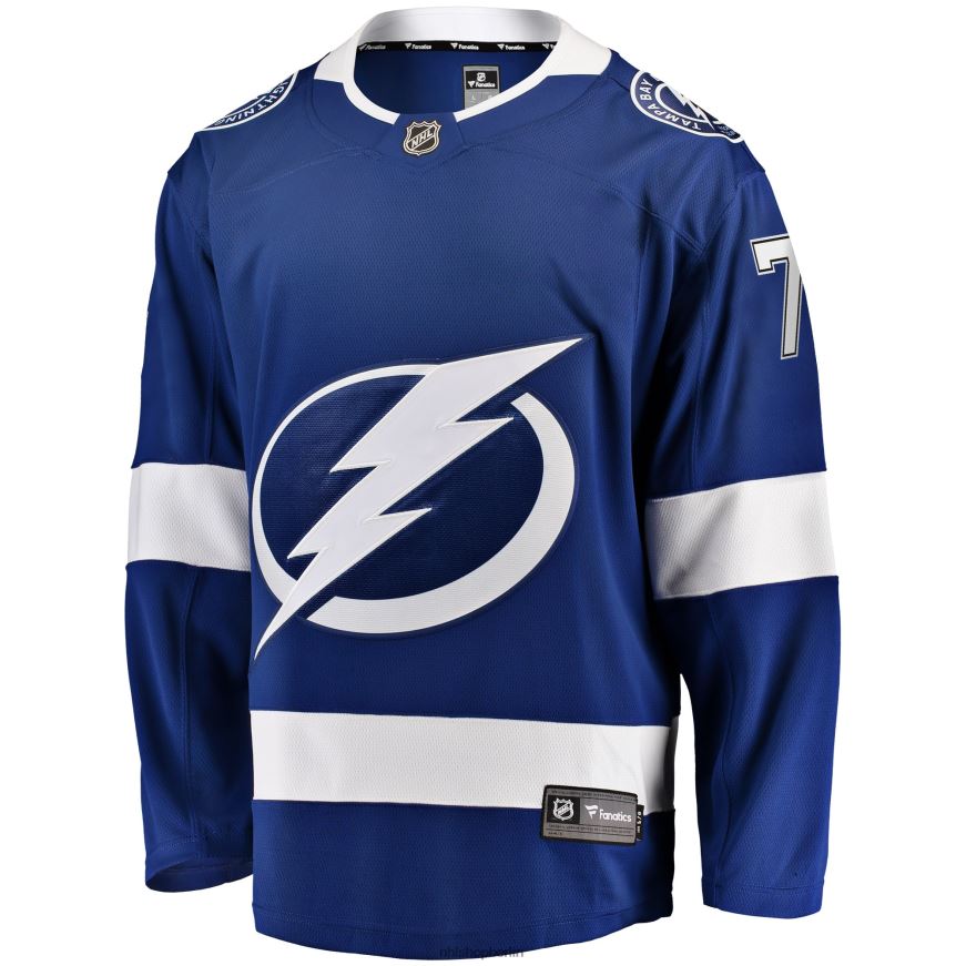 Männer NHL Tampa Bay Lightning Anthony Cirelli Fanatics-gebrandetes blaues Home-Breakaway-Spielertrikot Kleidung BF680T1207