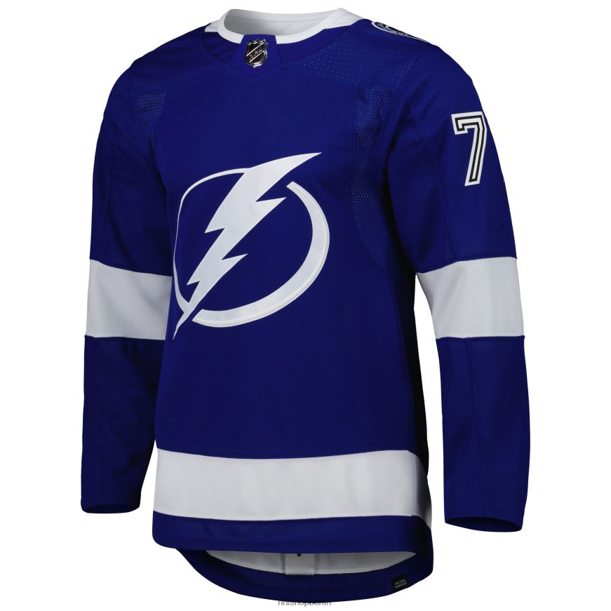 Männer NHL Tampa Bay Lightning Victor Hedman Adidas Blue Home Primegreen Authentisches Pro-Spieler-Trikot Kleidung BF680T1030