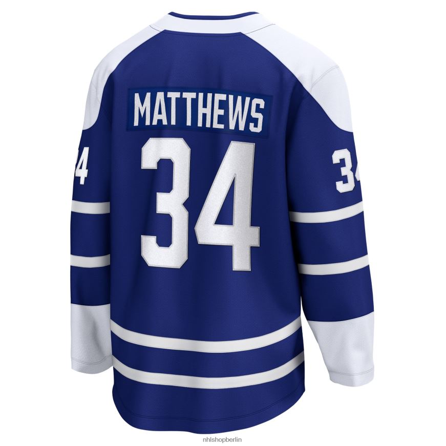 Männer NHL Toronto Maple Leafs Auston Matthews Fanatics Branded Royal Special Edition 20 Breakaway-Spielertrikot Kleidung BF680T1016