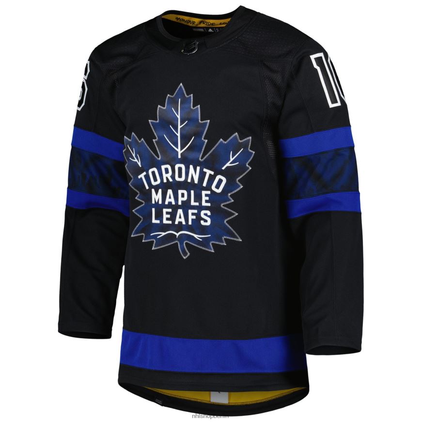 Männer NHL Toronto Maple Leafs Mitch Marner adidas Schwarz Alternative Primegreen Authentisches Pro-Spieler-Trikot Kleidung BF680T350