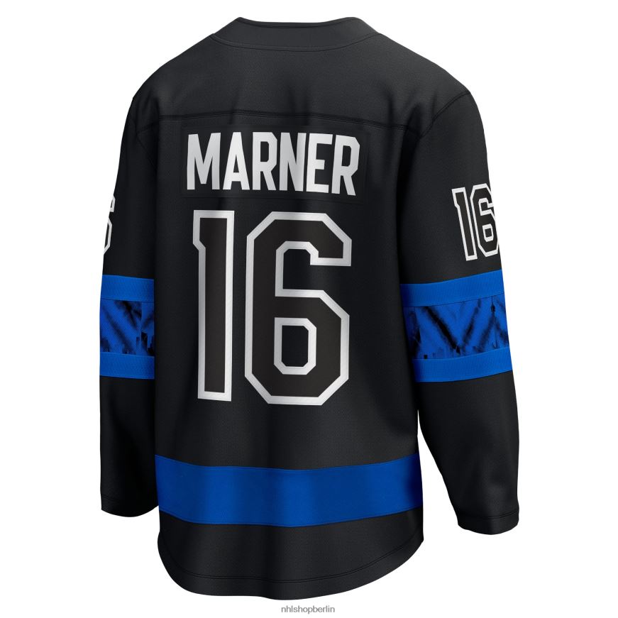 Männer NHL Toronto Maple Leafs Mitchell Marner Fanatics gebrandetes schwarzes Alternative Premier Breakaway Wende-Spielertrikot Kleidung BF680T136