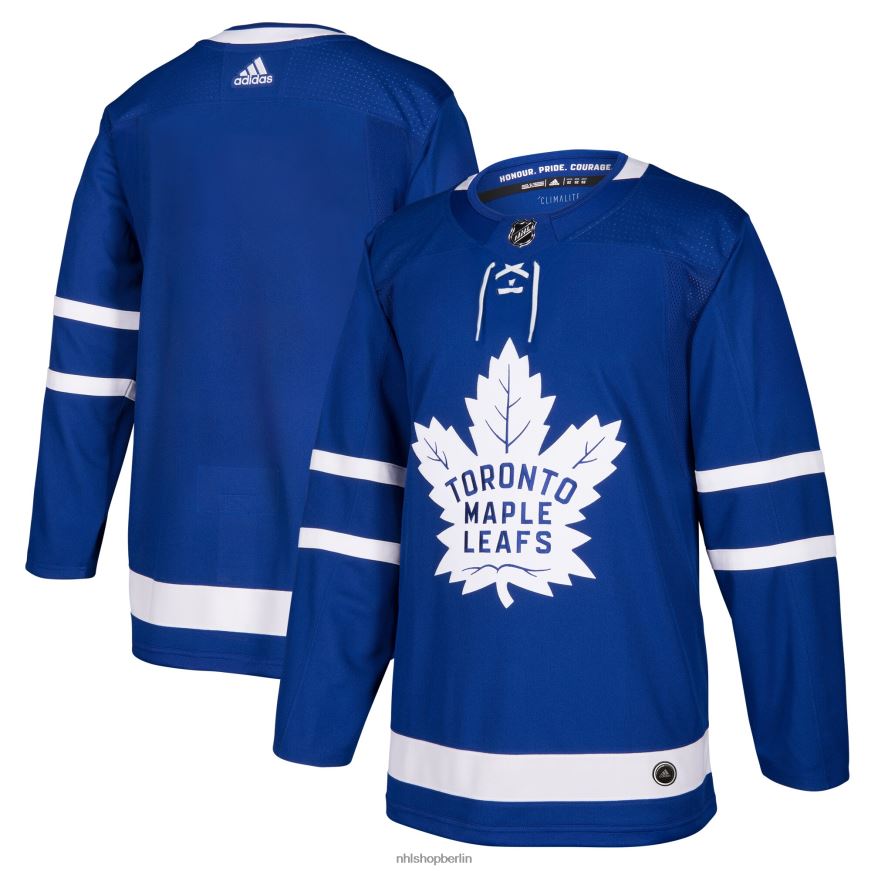 Männer NHL Toronto Maple Leafs adidas Blue Home Authentic Blank Jersey Kleidung BF680T1982