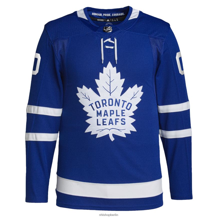 Männer NHL Toronto Maple Leafs adidas Royal Home Primegreen Authentic Pro Custom Trikot Kleidung BF680T2204