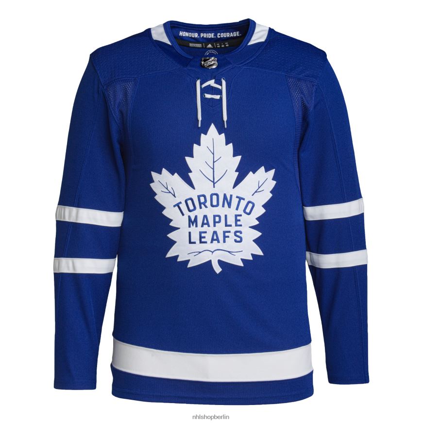 Männer NHL Toronto Maple Leafs adidas Royal Home Primegreen authentisches Pro-Trikot Kleidung BF680T563