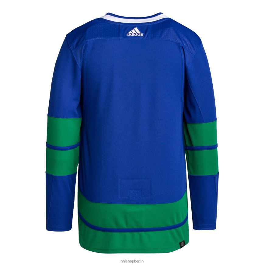 Männer NHL Vancouver Canucks Adidas Blau Alternative Primegreen Authentic Pro Blank Trikot Kleidung BF680T1370