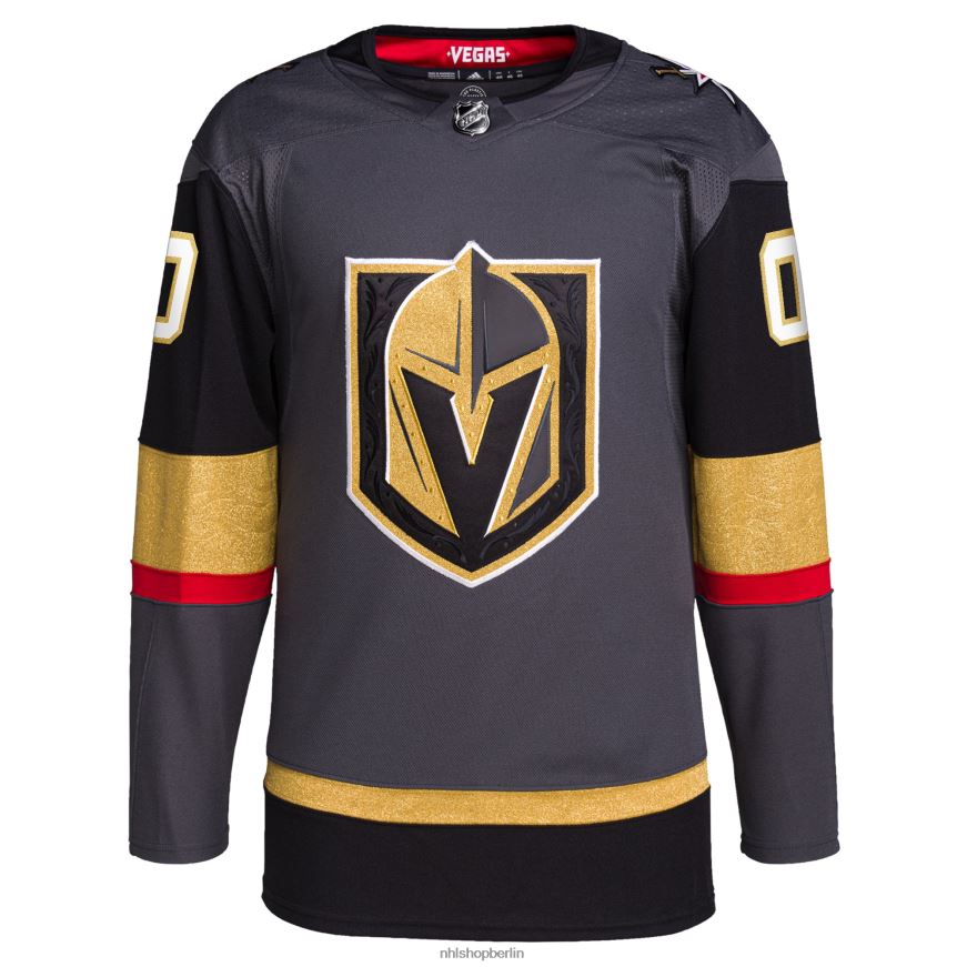 Männer NHL Vegas Golden Knights Adidas Grau Alternative Authentic Pro Custom Trikot Kleidung BF680T2385