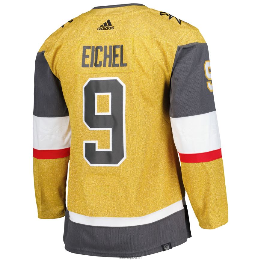 Männer NHL Vegas Golden Knights Jack Eichel Adidas Gold Primegreen Authentic Pro Alternate Player Trikot Kleidung BF680T669