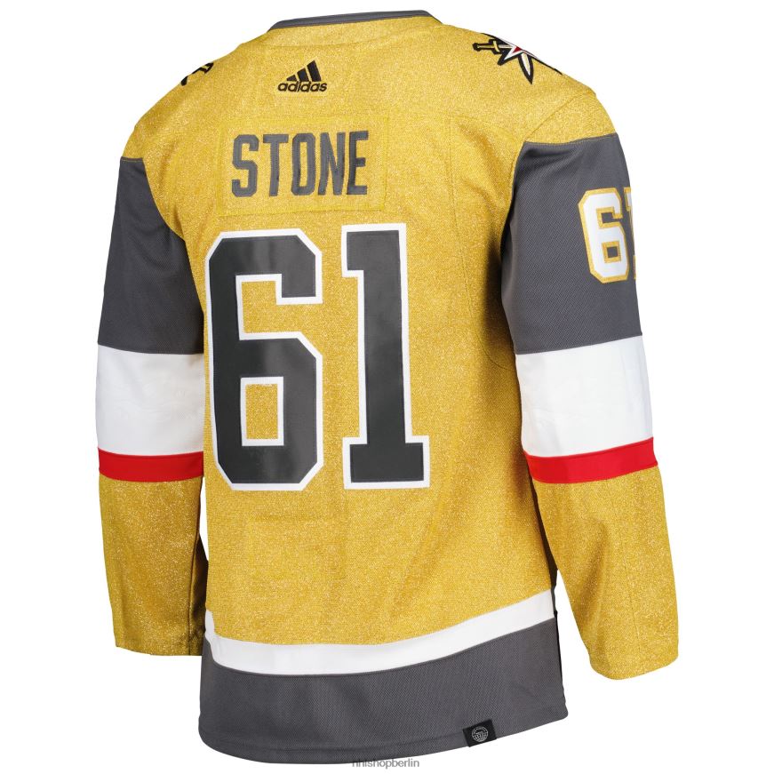 Männer NHL Vegas Golden Knights Mark Stone adidas Gold Captain Patch Primegreen authentisches Pro-Alternative-Spieler-Trikot Kleidung BF680T1374