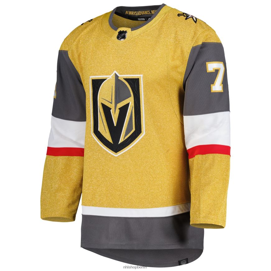 Männer NHL Vegas Golden Knights William Karlsson adidas Gold Primegreen authentisches Profispieler-Trikot Kleidung BF680T1925