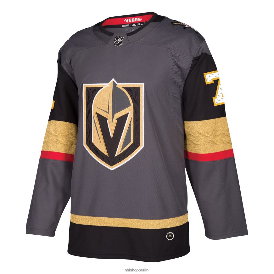 Männer NHL Vegas Golden Knights William Karlsson adidas graues alternatives authentisches Spielertrikot Kleidung BF680T1722