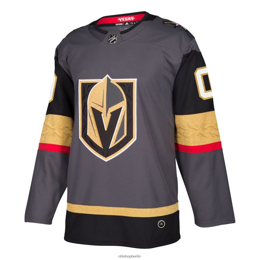 Männer NHL Vegas Golden Knights adidas graues alternatives authentisches individuelles Trikot Kleidung BF680T1375