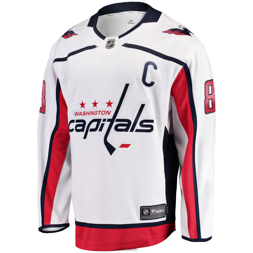 Männer NHL Washington Capitals Alexander Ovechkin Fanatics-gebrandetes weißes Breakaway-Spielertrikot Kleidung BF680T173