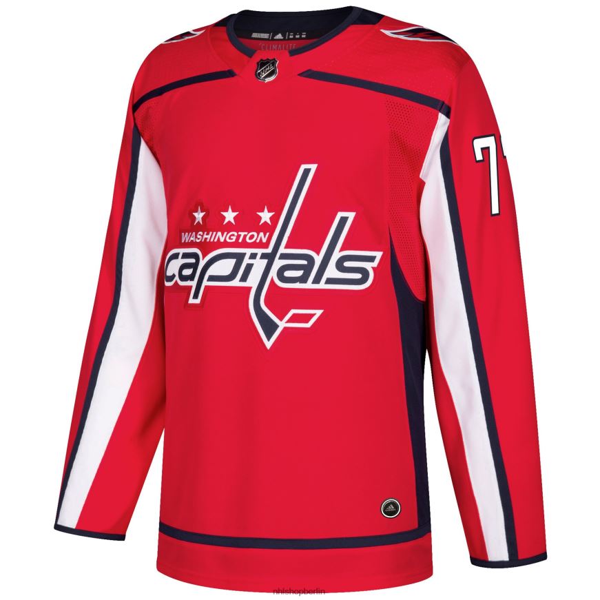 Männer NHL Washington Capitals TJ Oshie adidas rotes authentisches Spielertrikot Kleidung BF680T1999