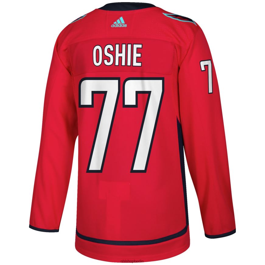 Männer NHL Washington Capitals TJ Oshie adidas rotes authentisches Spielertrikot Kleidung BF680T1999